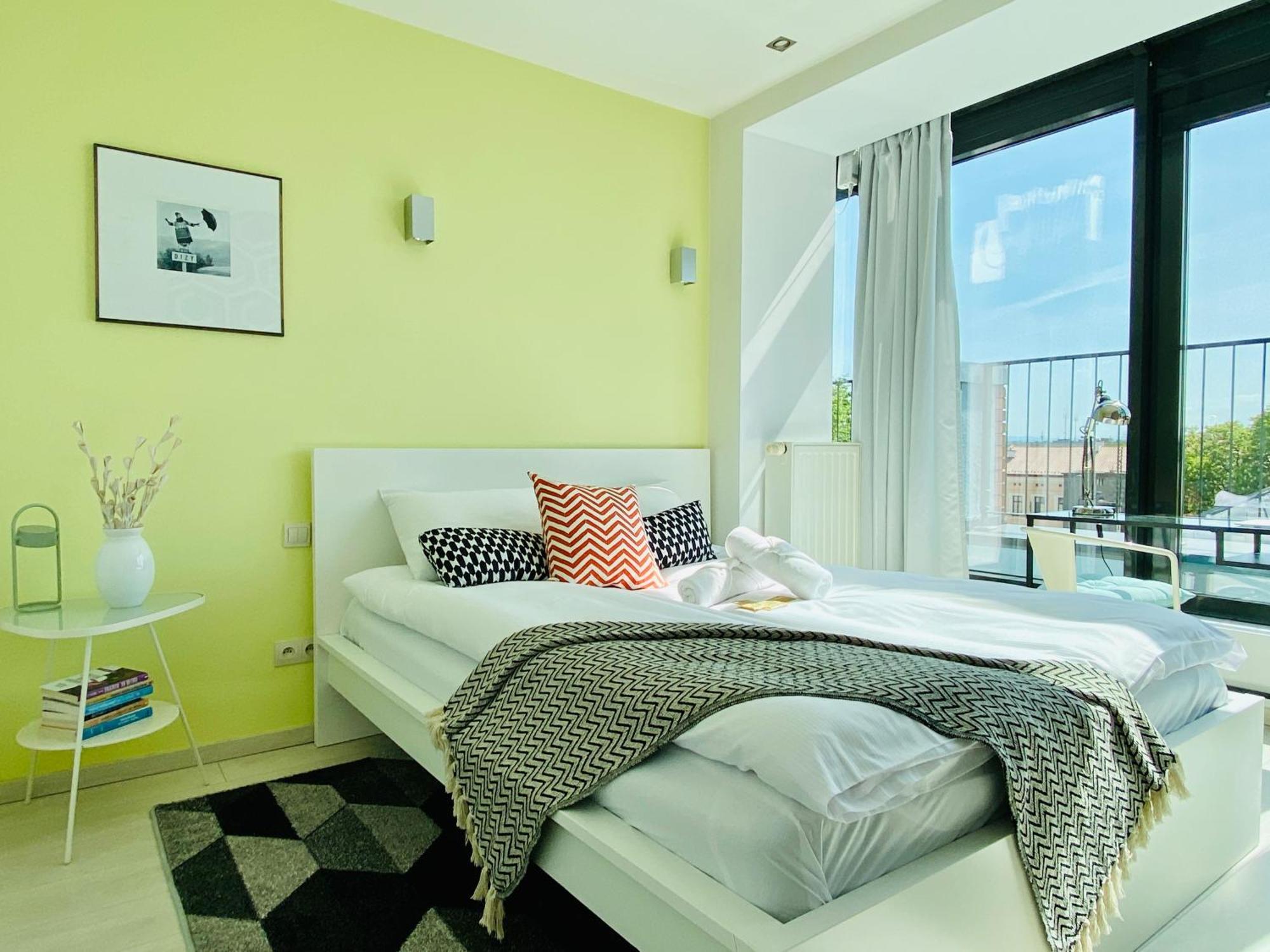 Angel Mint Apartment - Free Parking - Balcony Cracóvia Exterior foto